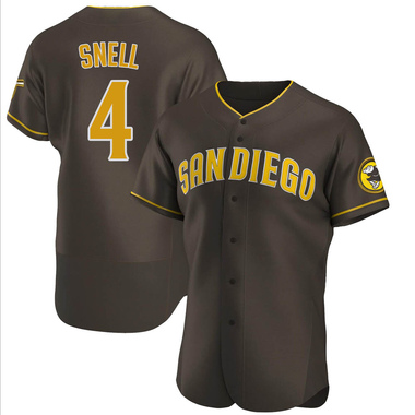 6/22/2023 SD at SF Blake Snell Game-Used Road Alternate Tan Jersey