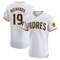 White Gene Richards Men's San Diego Padres Home Patch Jersey - Elite Big Tall